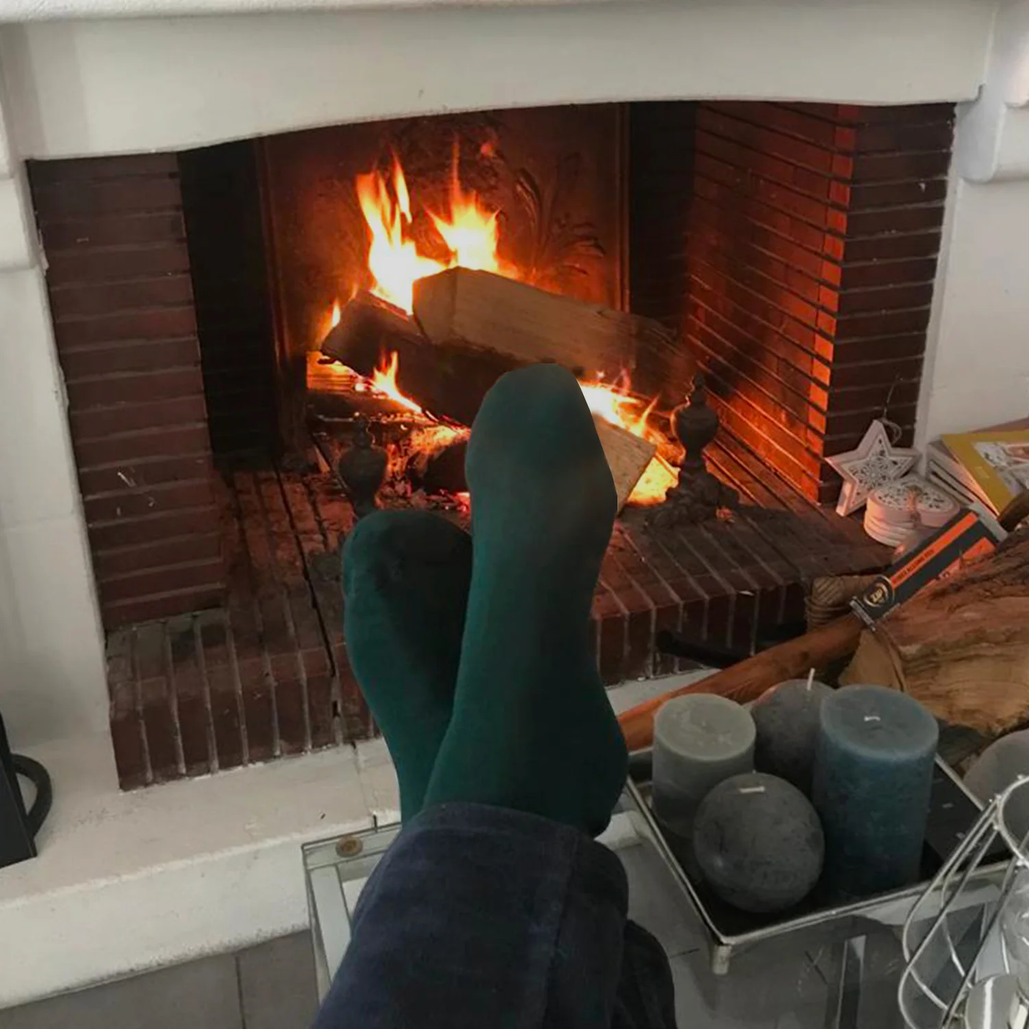 Chaussettes Bambou Vert - Image 3